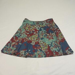 REI Floral Athletic/Outdoors/Hiking A-Line Mini Skirt Size Small